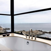 view from the bathtub