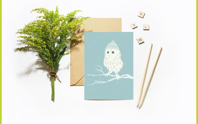 Christmas Owl Card