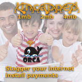 Staggered install payments