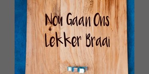 M + S Designs - Nou Gaan Ons Lekker Braai Buddy