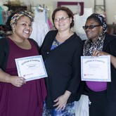 Certificates for the sewing class