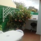 Blue Crane garden patio