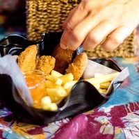 Our delicious chicken strips served until 01:00