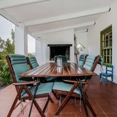 Buchu cottage stoep with braai