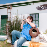 Pierre looking for birds