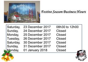 Frestive Season Business Hours