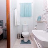 Downstairs flatlet bedroom and bathroom