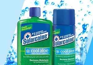 Solarcaine Cool Aloe Burn Relief Gel now available!