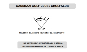February / Februarie Golf Competitions