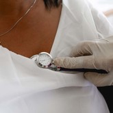 Listening to heart beat