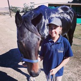 If it is to hot for a lesson we wash the horses and learn about the care of a horse