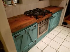 Custom Kitchen from Reclaimed Wood
