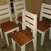 Chairs from reclaimed wood
