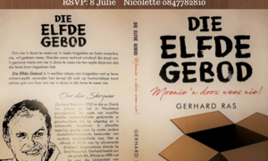 Book Launch: Die Elfde Gebod - Gerhard Ras