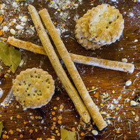 Cheese sticks and biscuits