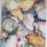 One of a pair, watercolour at Bird Moon Gallery