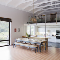 Open plan kitchen