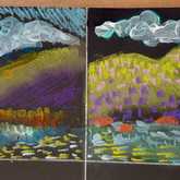 Tiny Stanford Scenes in Pastel