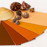 Box brown and orange range