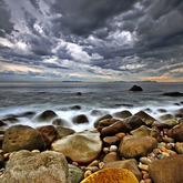 Kogelbay - Orange Rock Seascape