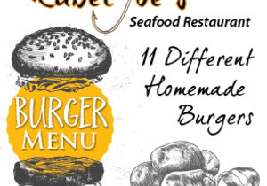 11 Different Burgers (home-made) at KabelJoe's