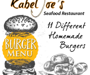 11 Different Burgers (home-made) at KabelJoe's