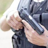 Security gear close up