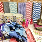 We also sell colourful biodegradable straws