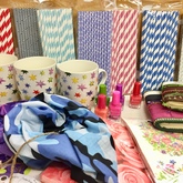 We also sell colourful biodegradable straws