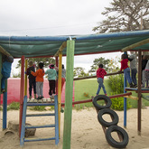 Kids playing outside