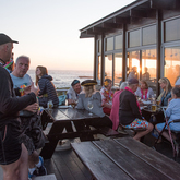 Enjoying the deck @ The Gecko