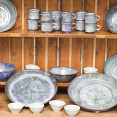 Pottery blue range