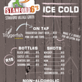 Stanford 6s 2018 Bar Menu