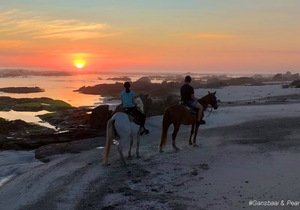 SUNSET & SUPERMOON RISE 19th February 2019