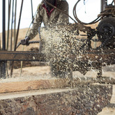 Cutting square planks