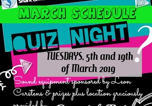 March Quiz Nights Schedule