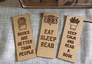 We make our own bookmarks!