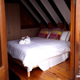 Bedroom with a sea view