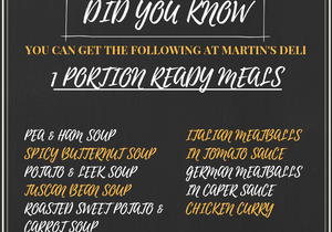 Ready-Made Dinners in Stanford Village