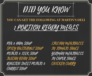 Ready-Made Dinners in Stanford Village