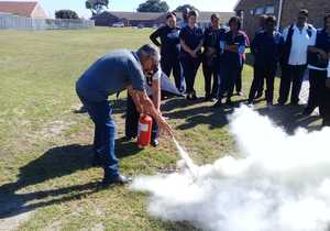 Fire-Fighting Equipment Training Session