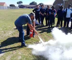 Fire-Fighting Equipment Training Session