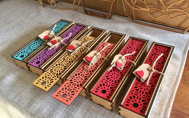 Kleinmond laser cutting - pencil boxes