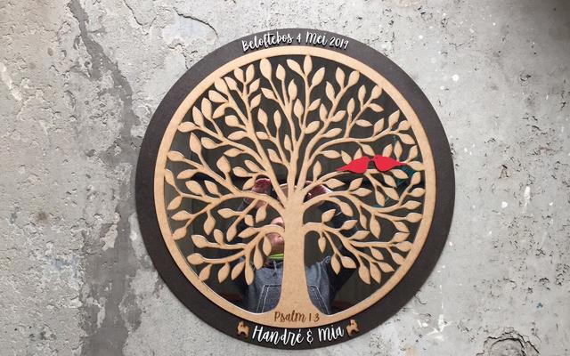 Kleinmond Laser Cutting - wedding tree guest book