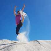 Gansbaai - Amazing Grace B&B - playing by the sea