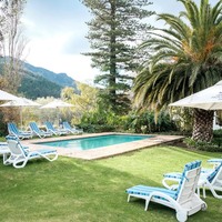 Relax on our sun loungers with great views of nature