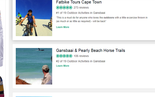 Gansbaai & Pearly Beach Horse Trails