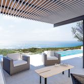 Prinsloo Architectural Design - Rendered view from the pool deck of proposed new residence. 