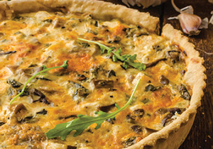 Recipe: Cheese & Mushroom Quiche
