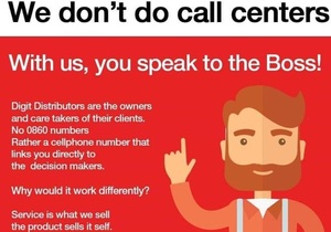 With Us, You Speak To The Boss!